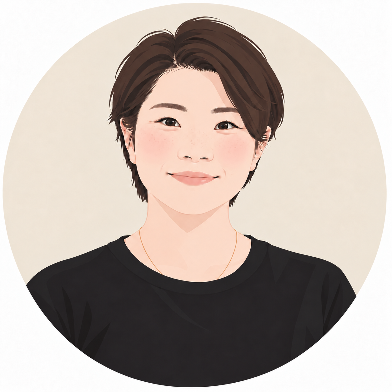 towane セラピスト・トレーナー ゆきのプロフィールイラスト
